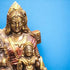Tamas Brass Handcrafted Shiv Parivar Family Murti Statue/ Idol with Antique Finish ( Golden) (Pack of 1)